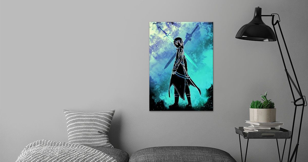 Black Swordsman Soul Poster By Donnie Displate