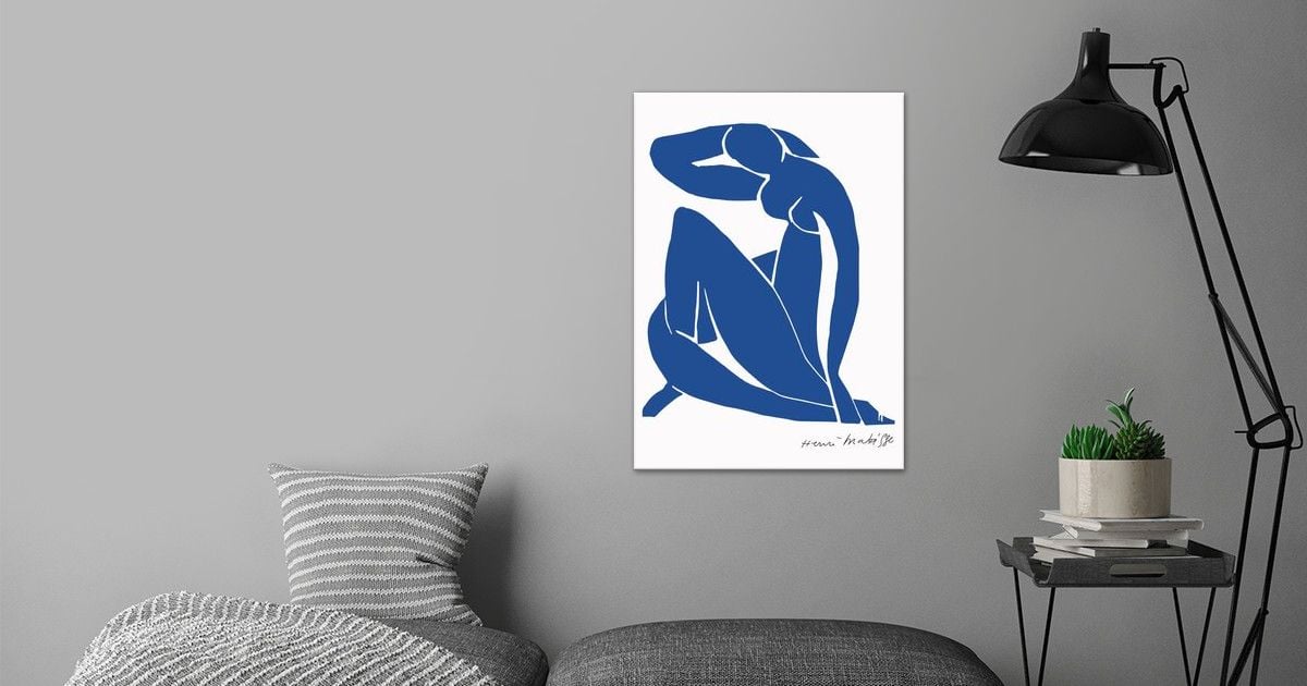 Matisse Blue Nude Ii Poster By Arts N Popcorn Displate