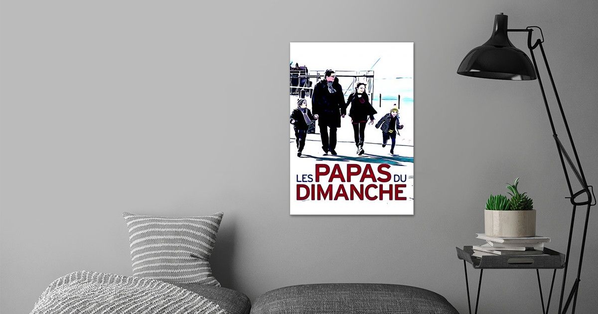 Les Papas Du Dimanche Poster By Kaye Luca Displate