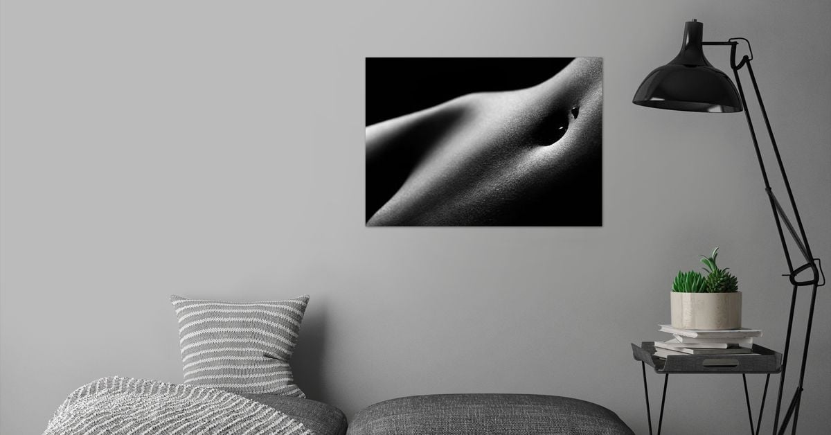 Nude Woman Bodyscape Poster By Johan Swanepoel Displate