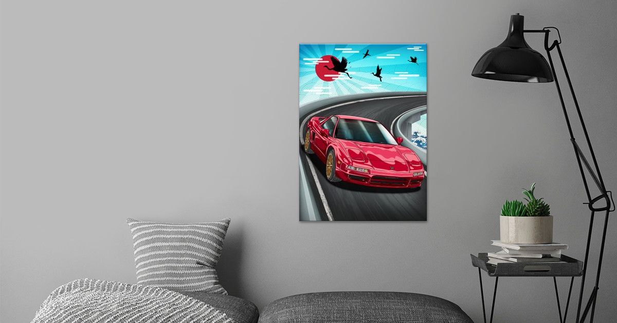 Nippon Car Honda Nsx Poster By Navin Guyvit Displate