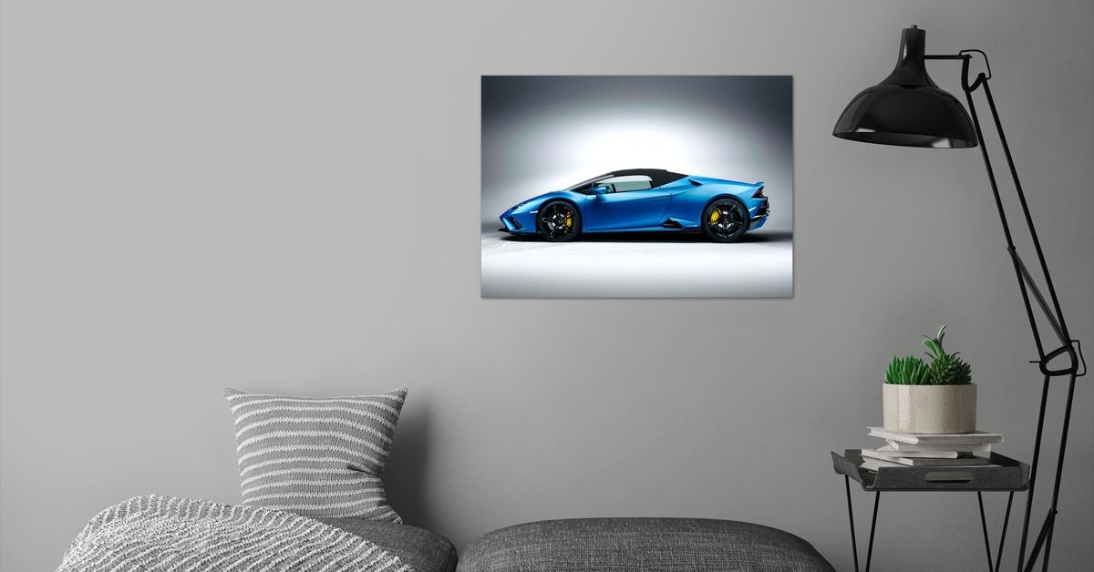 Lamborghini Huracan Evo Poster By Supercar Blonde Displate