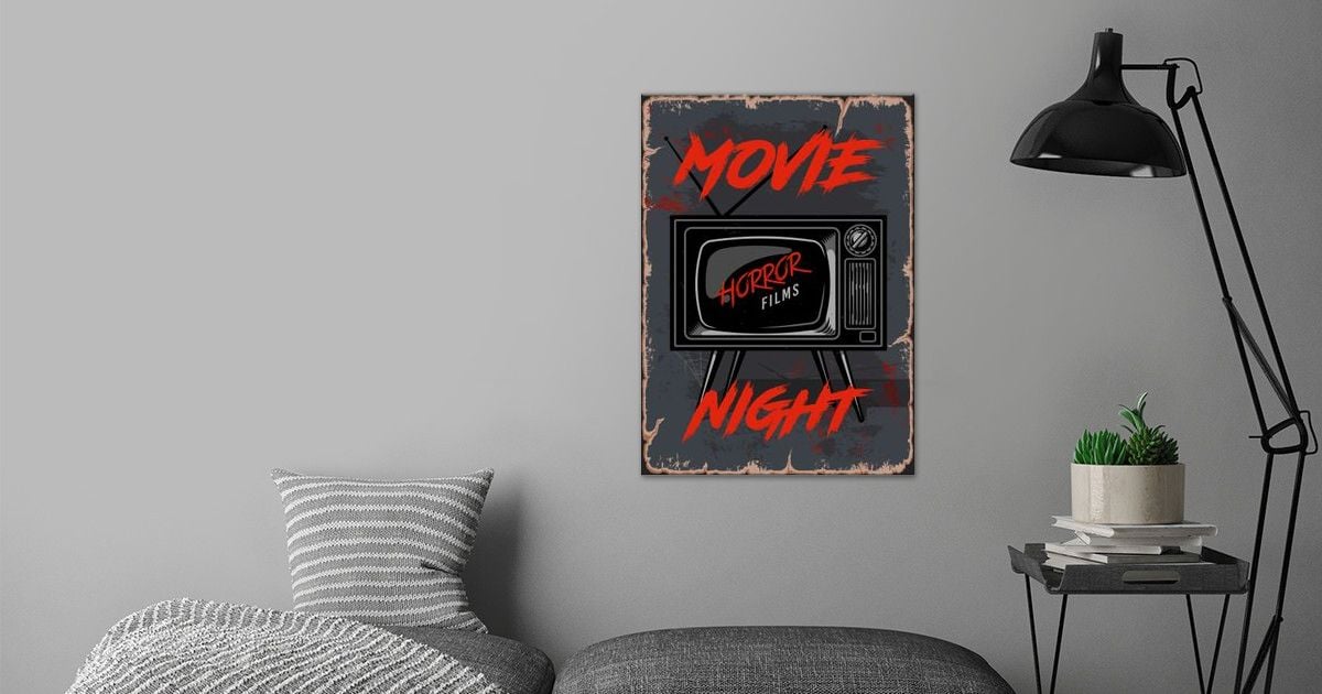 Movie Horror Night Poster By 3am Displate