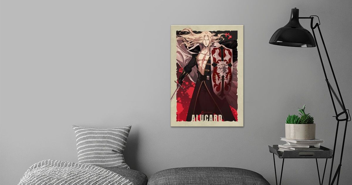 Alucard World Of Heroes Poster By Castlevania Displate