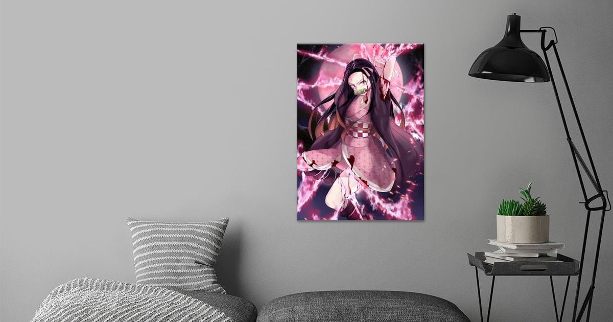 Demon Slayer Nezuko Poster By Sahara Velasquez Displate