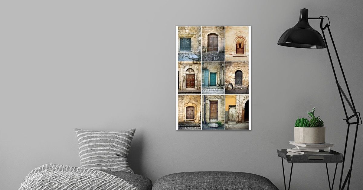 'doors from everywhere' Poster by Damien Saillet | Displate