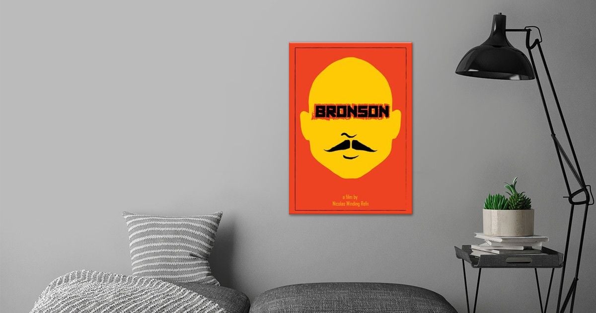 'Bronson Poster' Poster by Scar Design | Displate