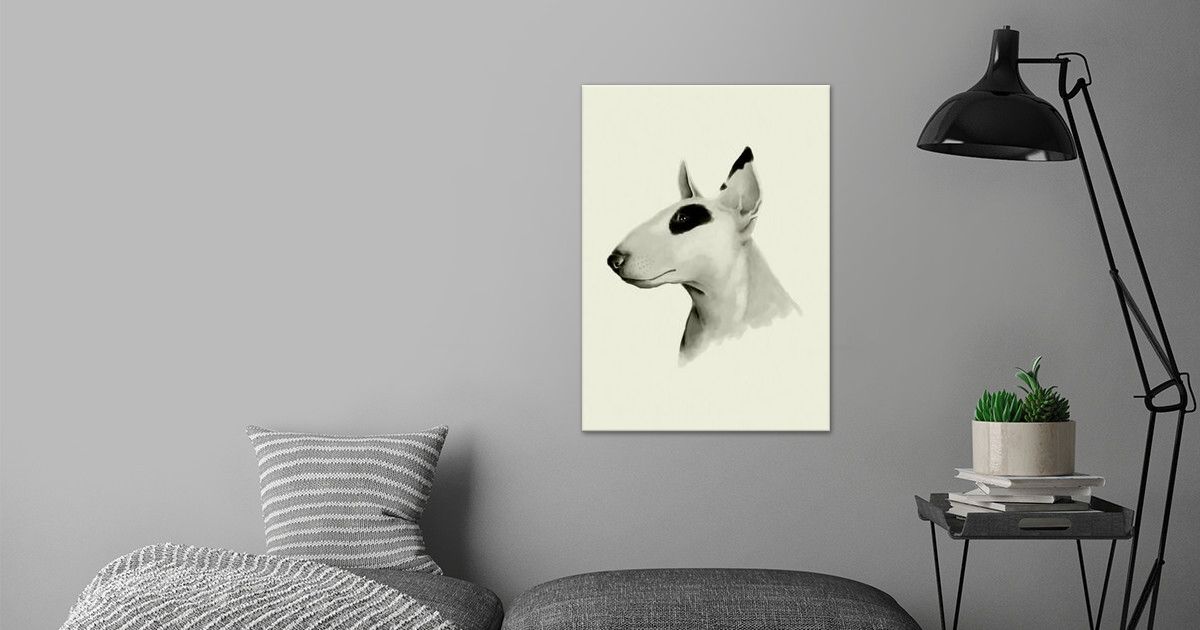 'BULL TERRIER' Poster by Det Tidkun | Displate