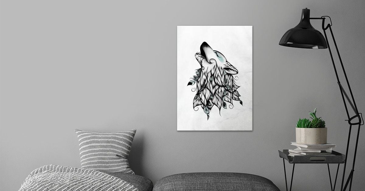 The Wolf Poster By Loujah Displate