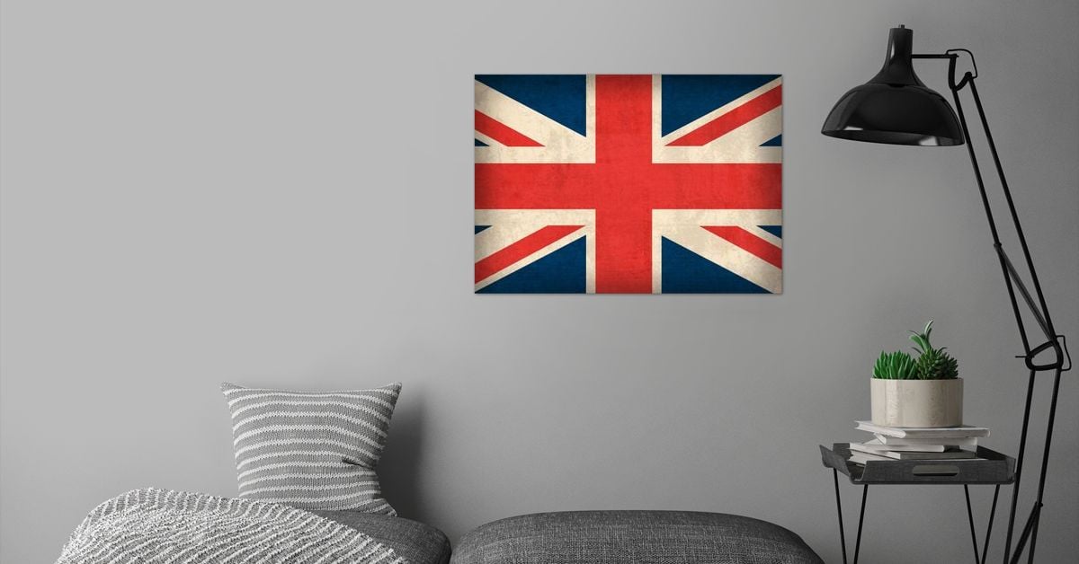 United Kingdom Union Jack Flag Poster, Union Jack Table Lamp