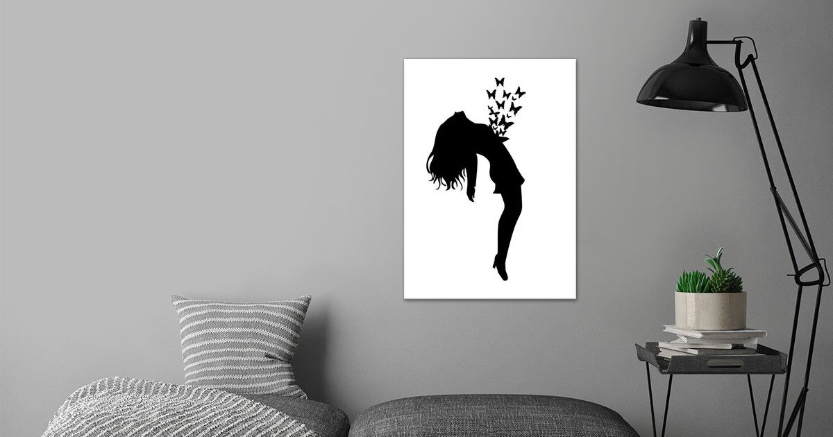 'Butterflies in my chest' Poster by Denis Marsili Displate