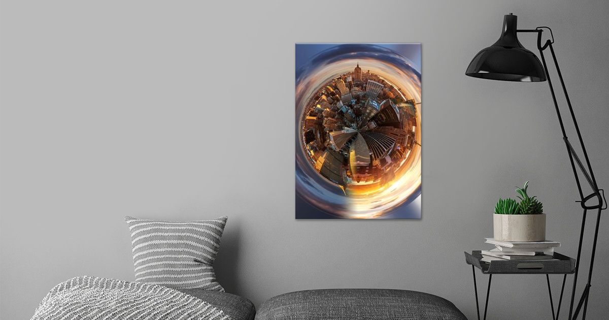 'Around New York City - USA' Poster by mequem art | Displate