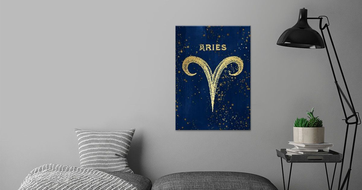 'Aries birthdates March 21 to April 19 Antique Vintage A ... ' Poster ...