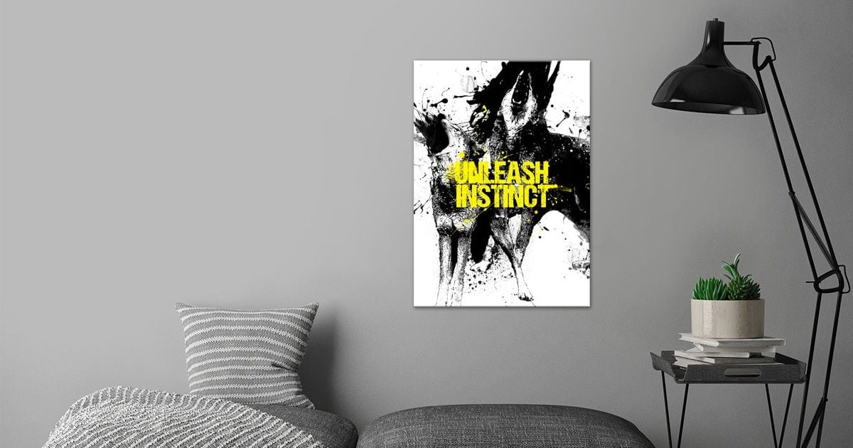 Unleash Instinct Poster By Naked Monkey Displate