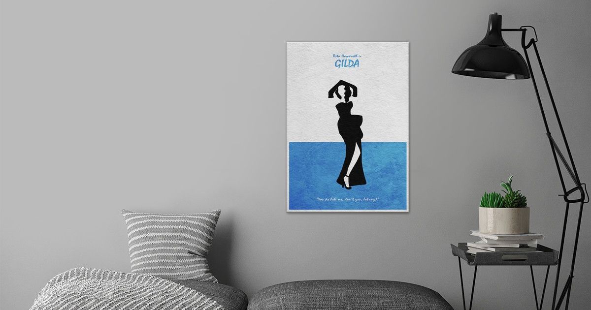 Fortæl mig kalorie Vie Gilda Minimal Movie Poster' Poster by Deniz A. | Displate
