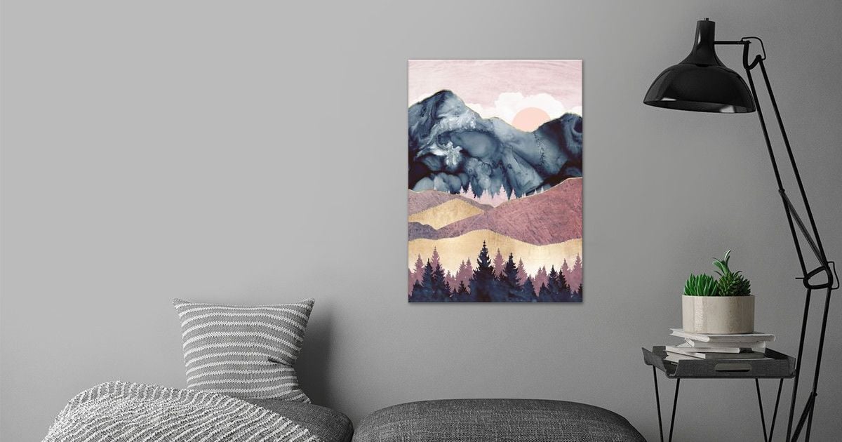 'Mauve Vista' Poster by SpaceFrog Designs | Displate