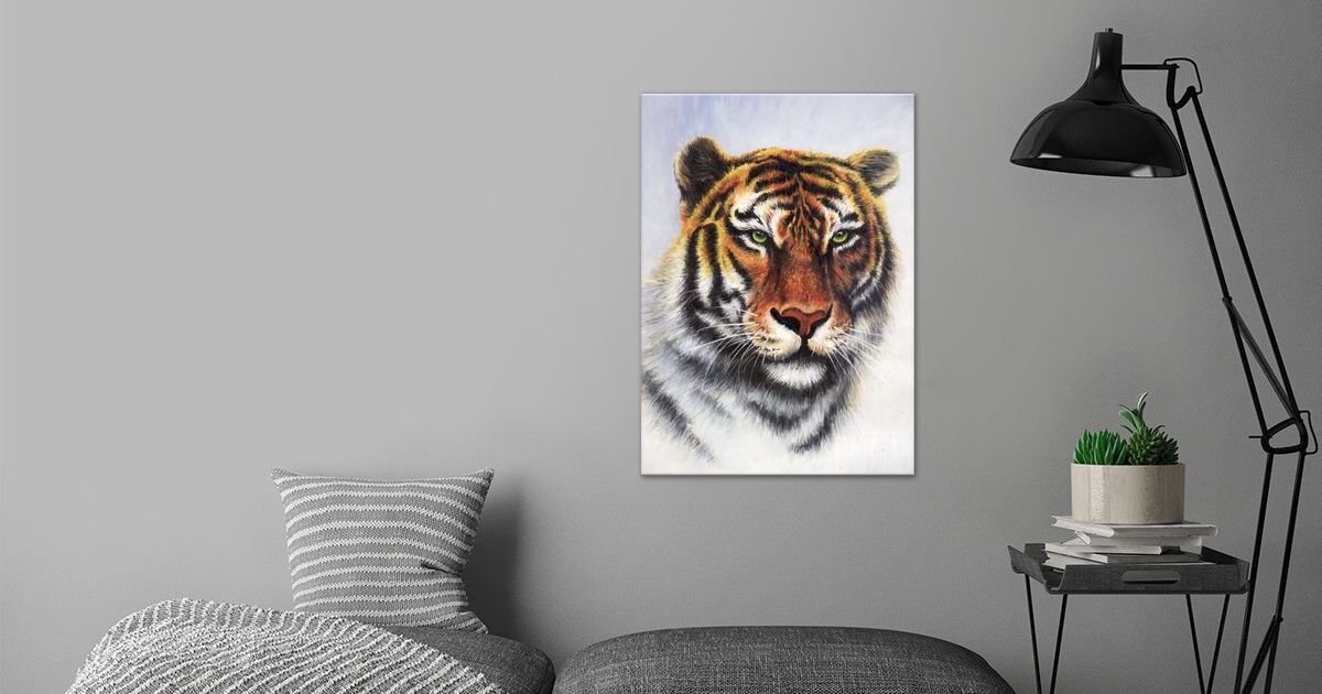 'Tiger by Pavel Gutsalov' Poster by Pavel Gutsalov | Displate