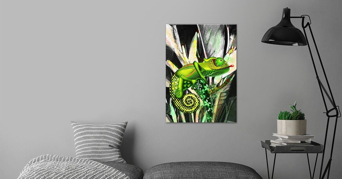 'Chameleon Art Fantasy' Poster by Bluedarkat Lem | Displate