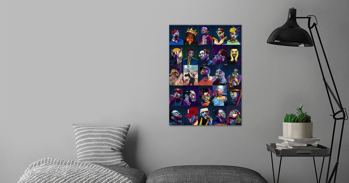'Rapper Collection HIPHOP' Poster by NGUYEN DINH LONG | Displate