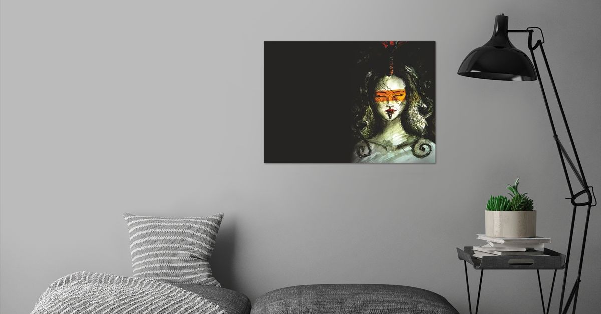 'endopsia' Poster by Cristina Nunes | Displate