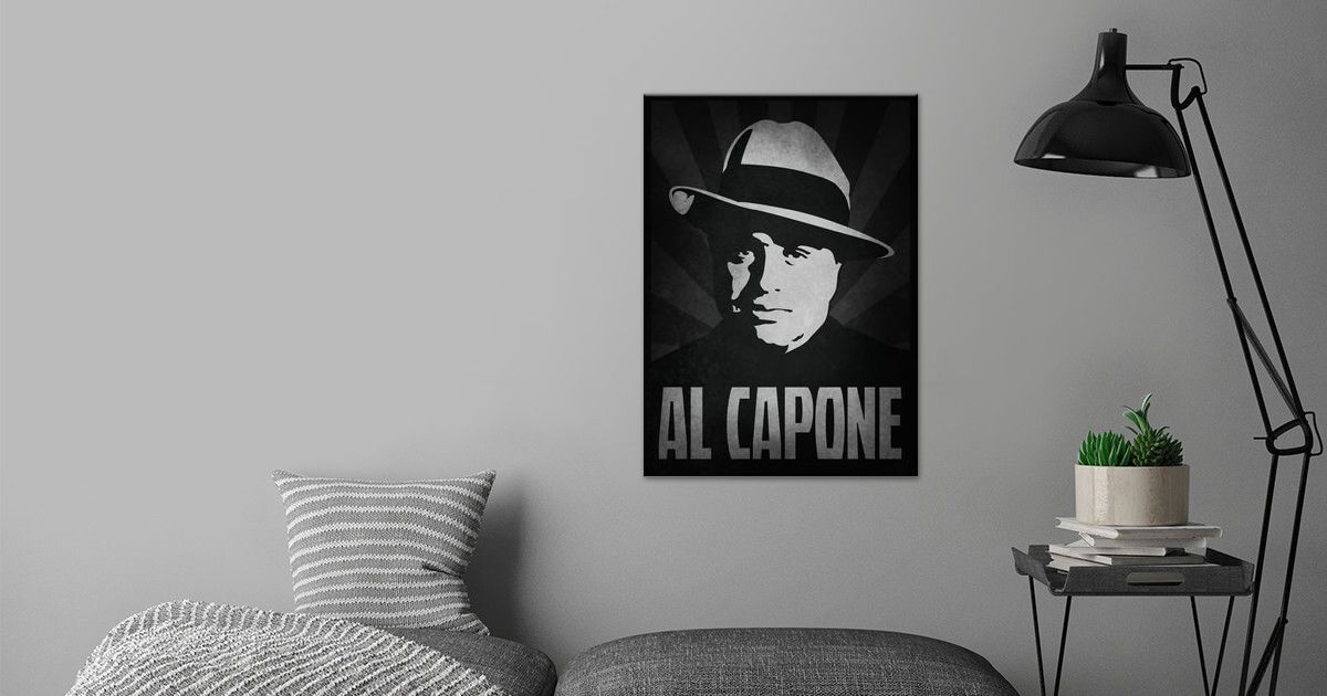 Al Capone Vintage Poster By Bgw Beegeedoubleyou Displate