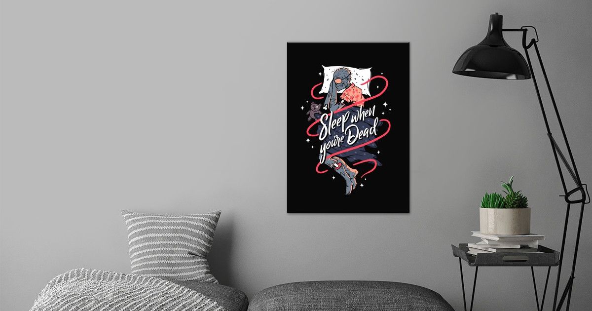 'The Sleeping Dead' Poster by Grant Shepley | Displate