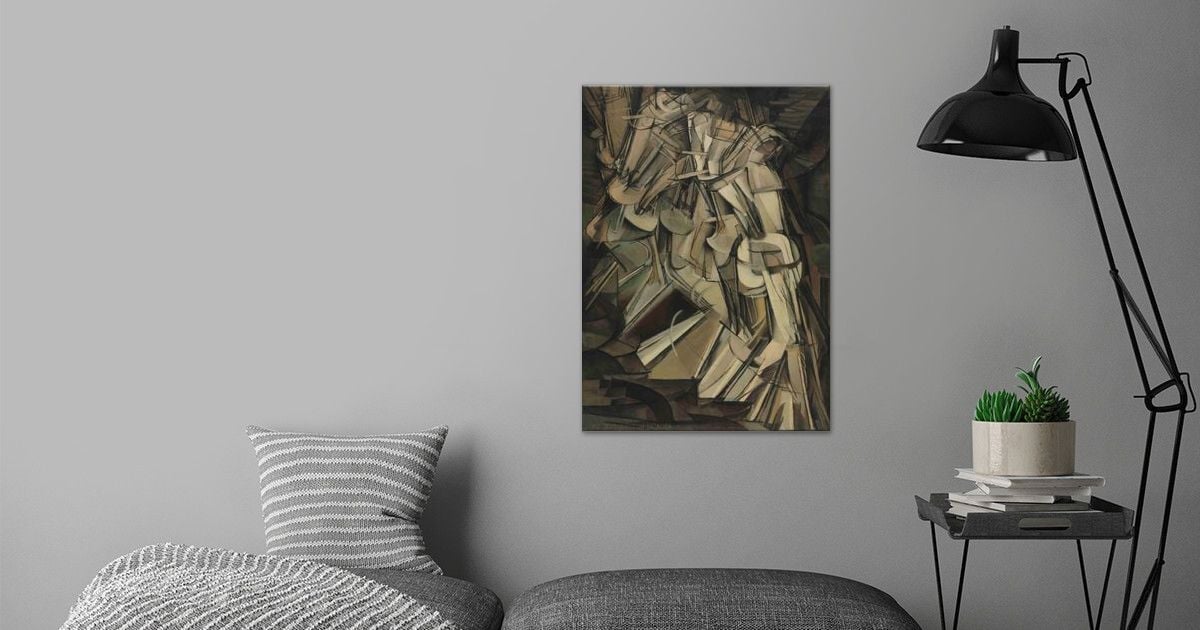 'Nude Descending Staircase' Poster by Jon Baran | Displate