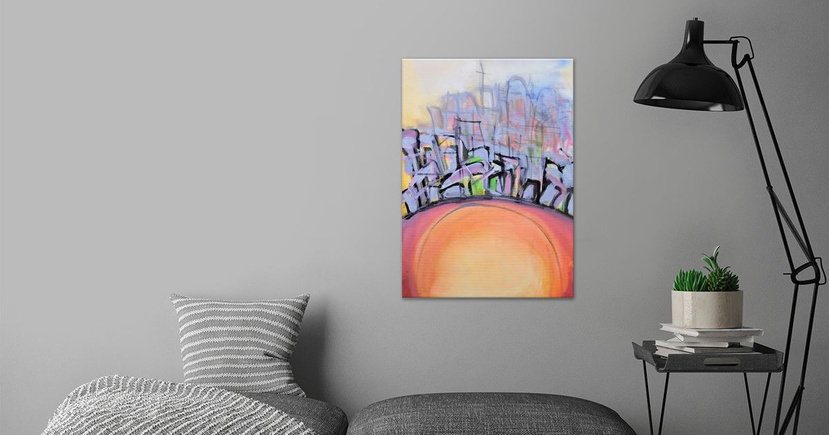 'A Greek island' Poster by liv krasting | Displate