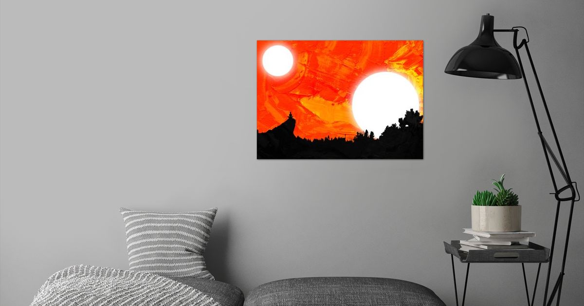 'Two Sunsets' Poster by Lumos19 Studio | Displate