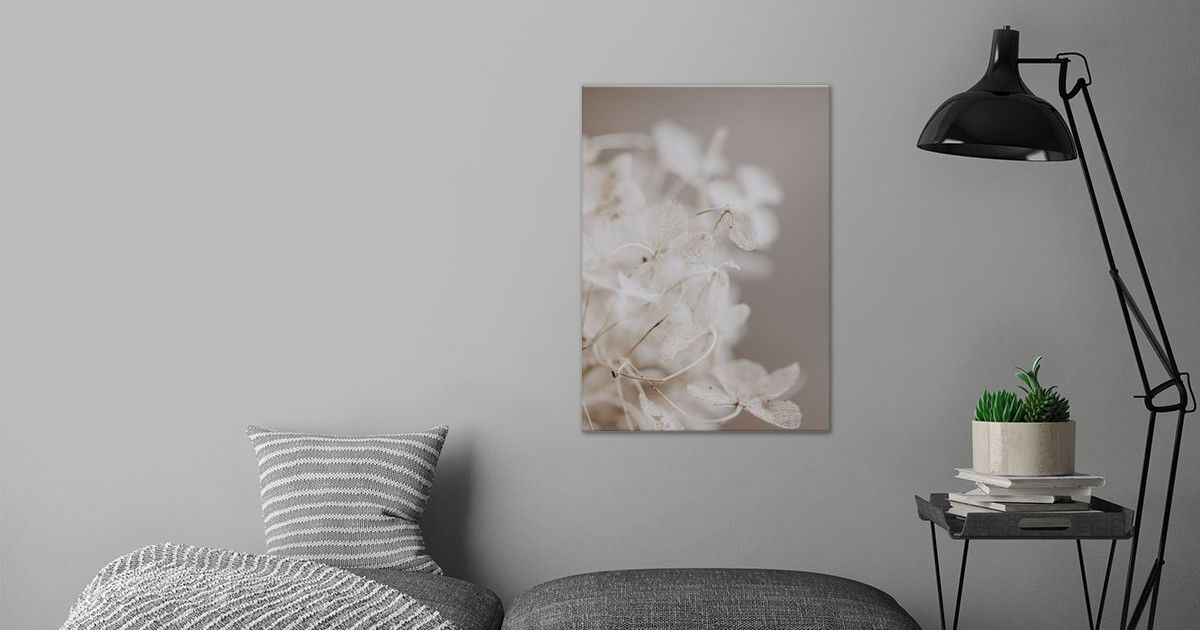 'Beautiful White Flower' Poster by ping kwatro Displate