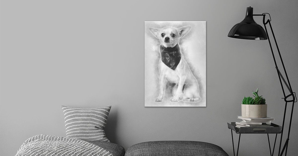 'Chihuahua wearing handkerc' Poster by Noahs Ark | Displate