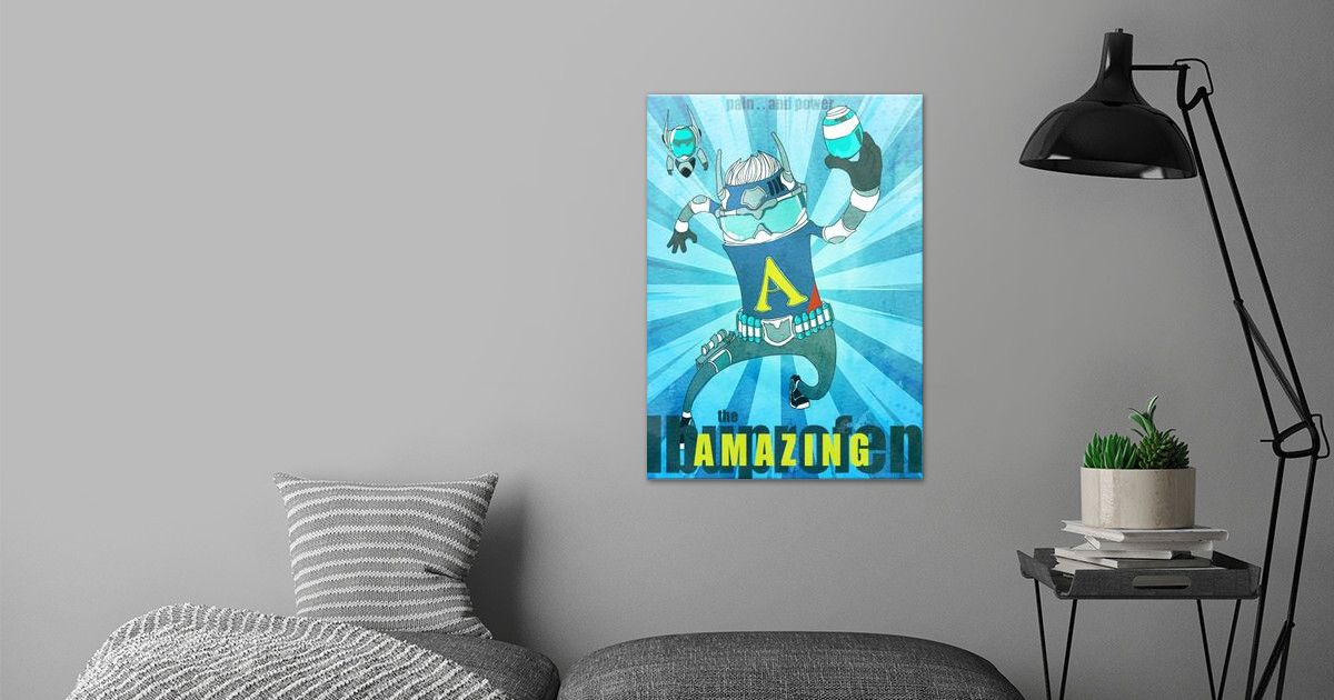 'Amazing Ibuprofen' Poster by Domz Displate