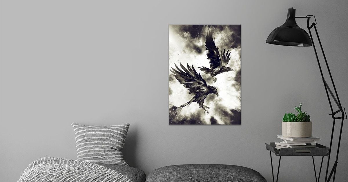 'Ravens' Poster by Mateusz Ślemp | Displate