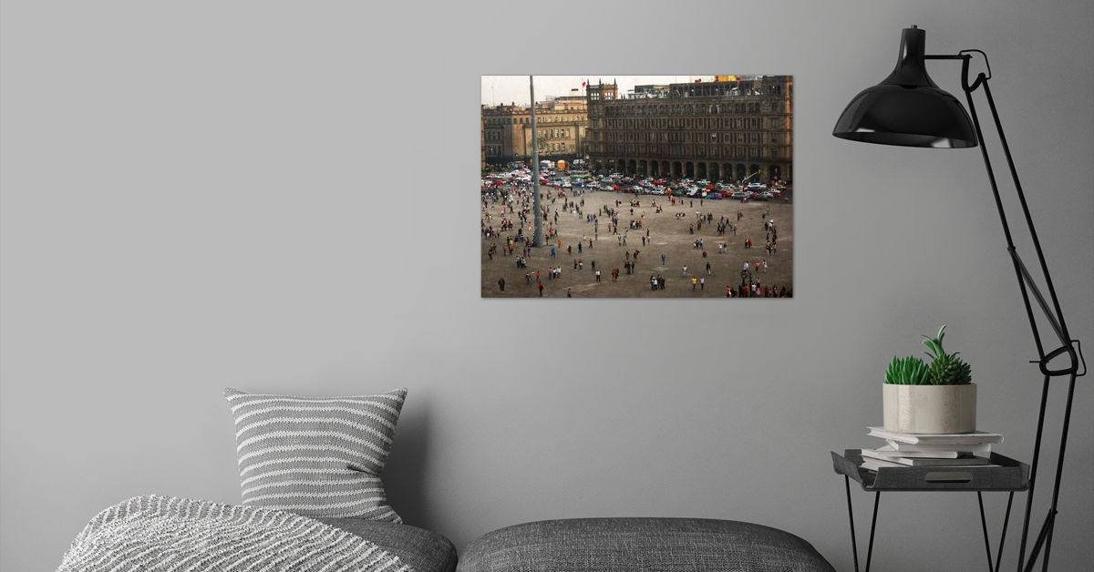 Plaza Zocalo Poster By Larisa Siverina Displate