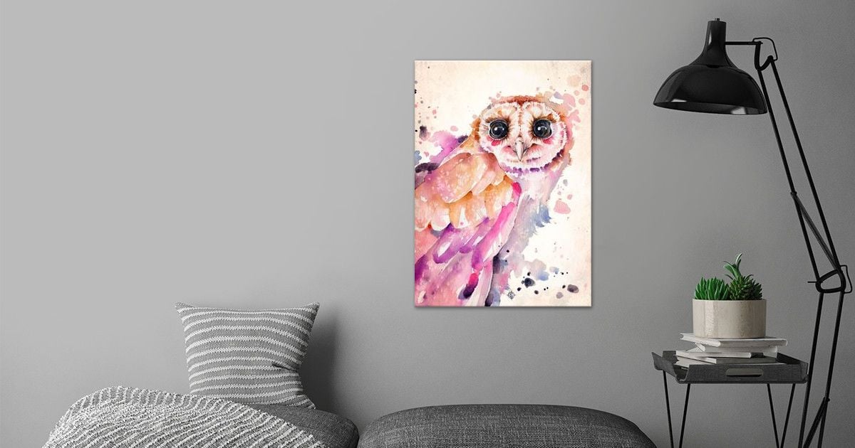 'Owl Be Alright' Poster Print by Sillier Than Sally | Displate