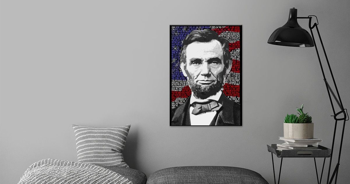 'The Gettysburg Address' Poster by Nick Lopez Displate