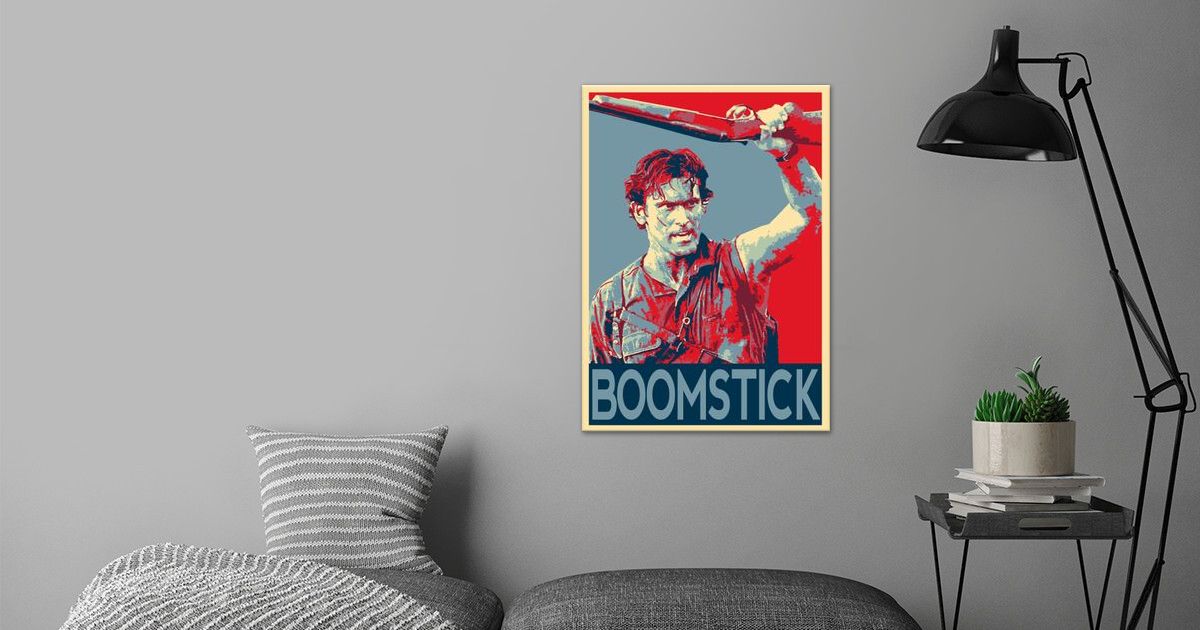 'Ash Boomstick Pop Art' Poster by Nick Lopez Displate