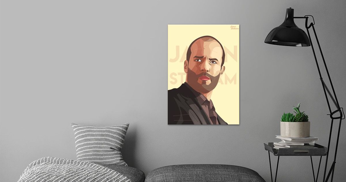 'JASON STATHAM' Poster by Graphics Universe | Displate