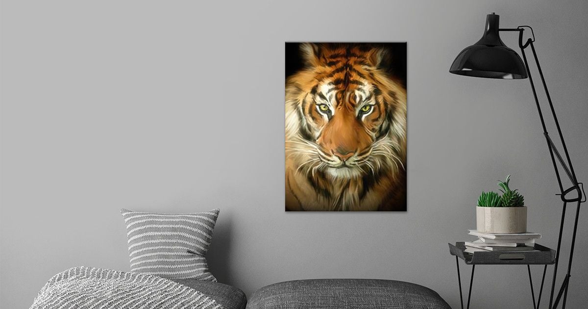 'Tiger 8' Poster by Mateusz Ślemp | Displate