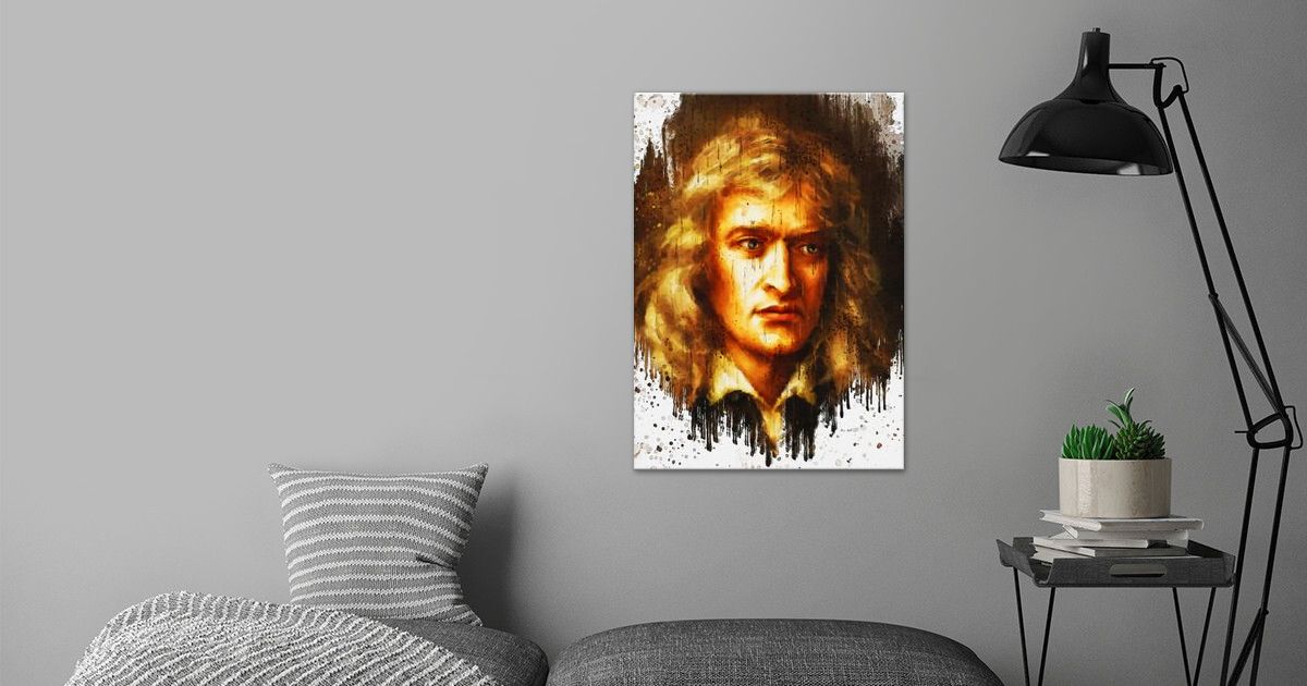 Isaac Newton Poster By The Poster Displate 7379