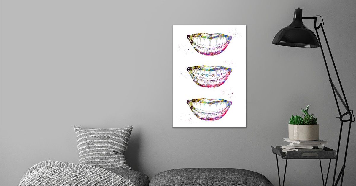 'Braces' Poster by Erzebet Prikel Displate