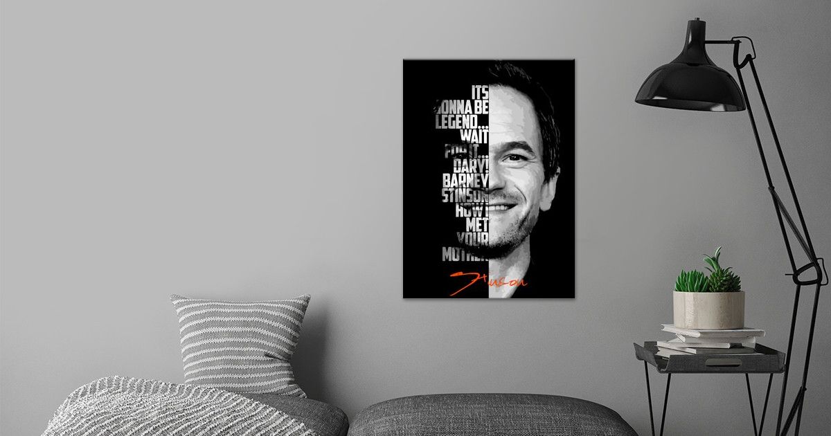 Barney Stinson Poster By BnWDesigner Displate   E83db40d6ad937e770f9bfec7253729a Beb8b49416716dc0855859d5645af995 