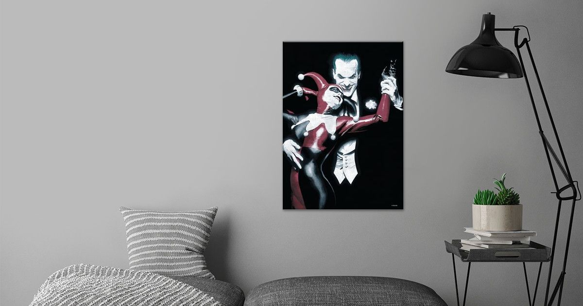 'Joker and Harley' Poster by DC Comics Displate
