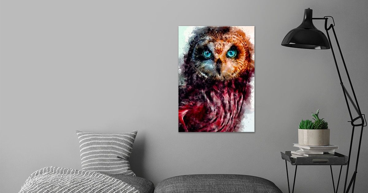 'The Owl ' Poster by Best Collection | Displate