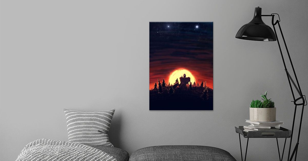 'The Iron Giant Sunset' Poster by Popitonthewall | Displate