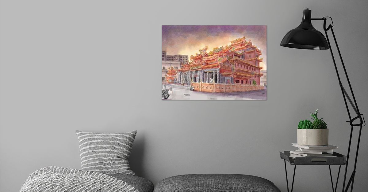 'Baofu Temple' Poster by Sheridan T | Displate