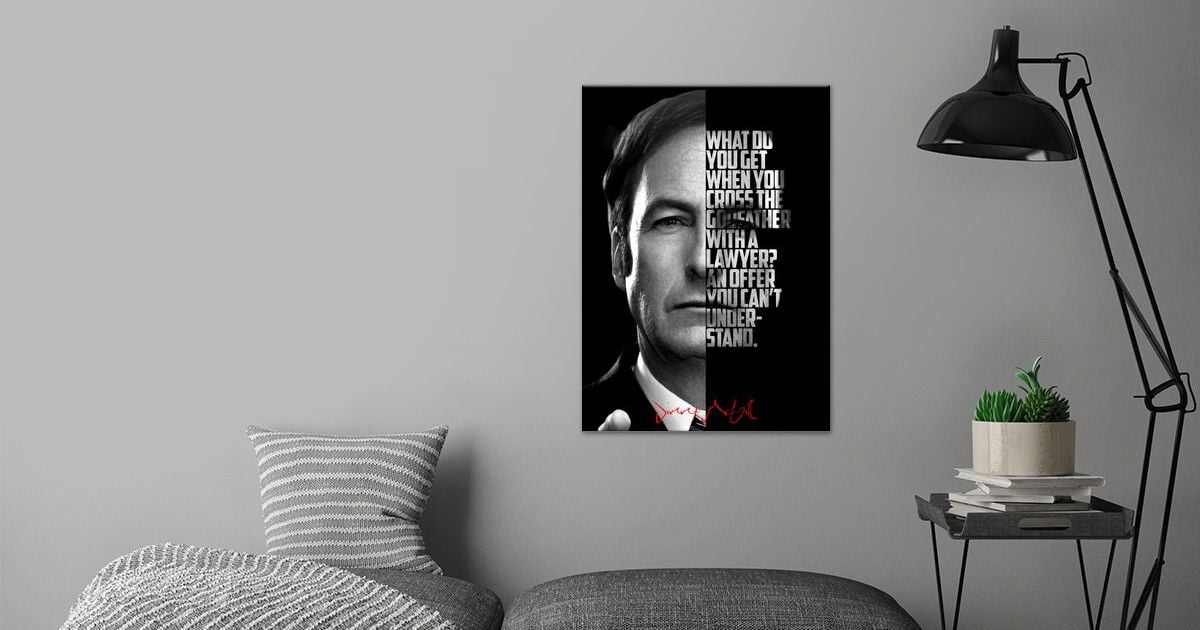 'Jimmy McGill' Poster by BnWDesigner | Displate