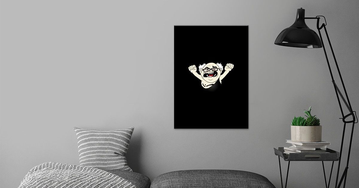 'Frank Reynolds Trashman' Poster by Musa Hamwala | Displate