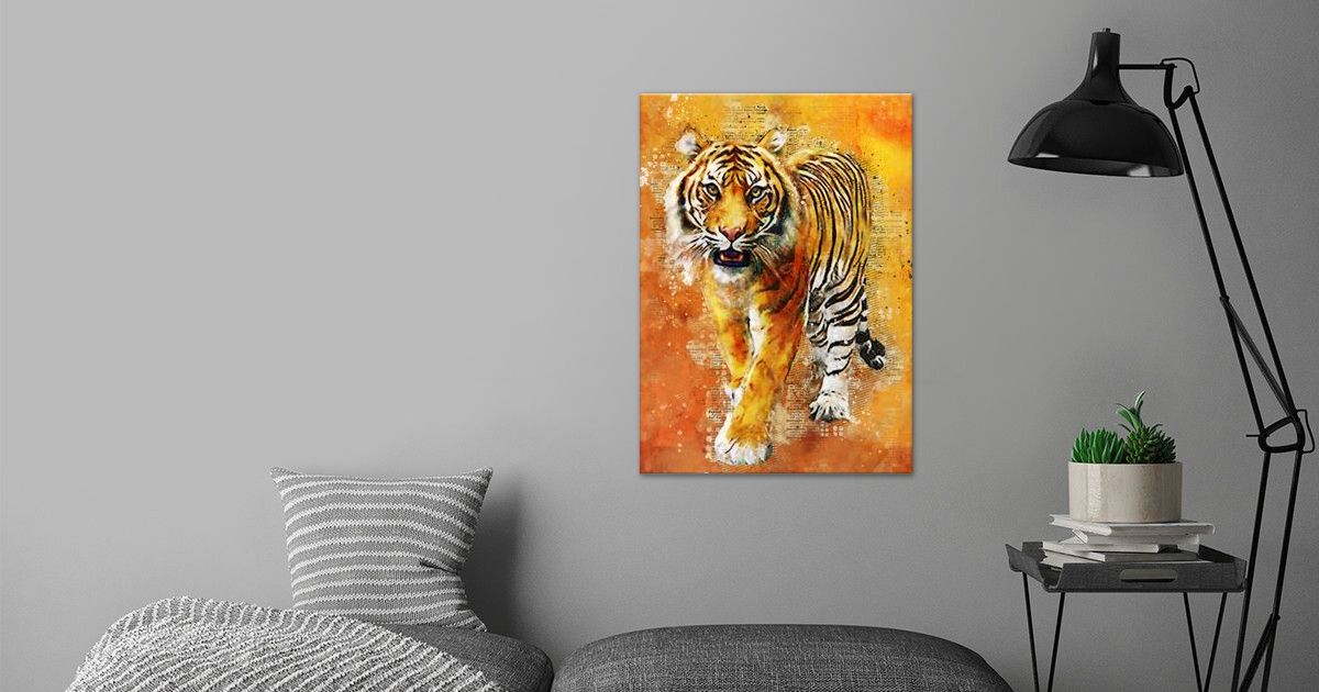 'Tiger' Poster by Posterlicious | Displate