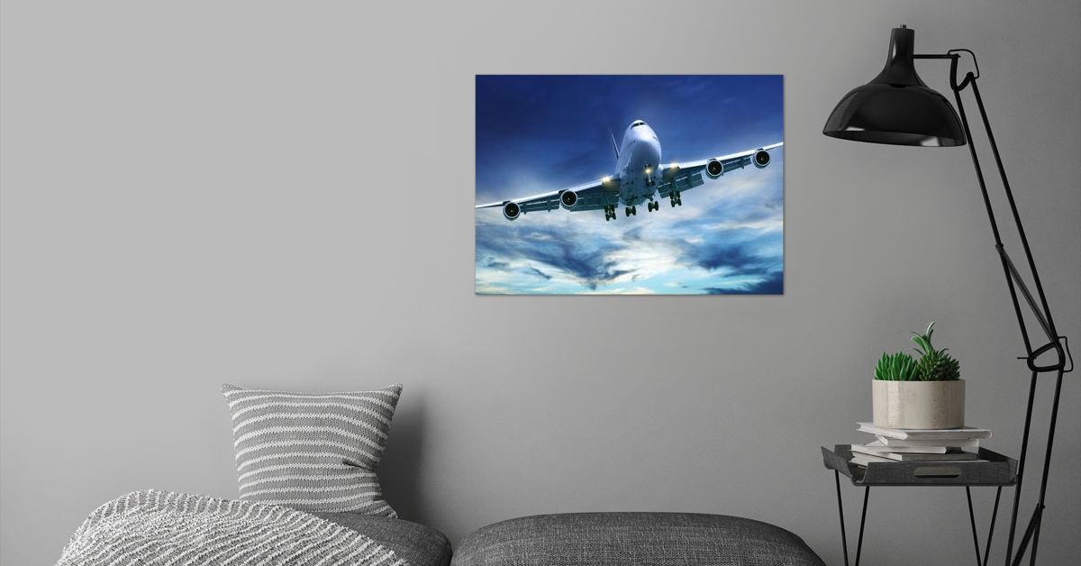 'BOEING 747 airliner' Poster by Dimo | Displate